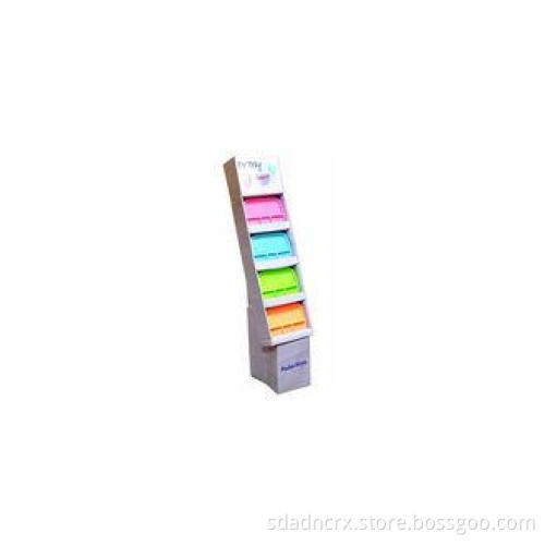 Recycled POS Cardboard Floor Displays Stand For Shops OEM ,
